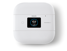 ein wei&szlig;es quadratisches Objekt mit schwarzem Hintergrund