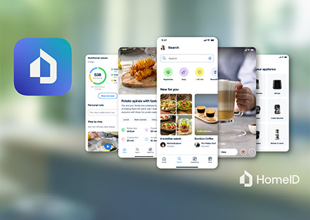 De délicieuses recettes grâce à l'application HomeID