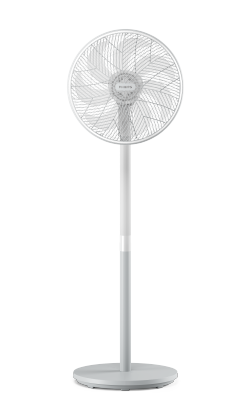 (öffnet im selben Fenster) Ein hoher, weißer Philips Standventilator 2000 Series, der um 90 Grad gedreht werden kann.