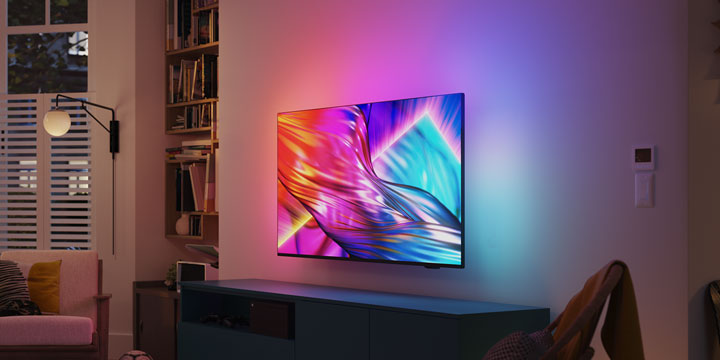 T&eacute;l&eacute;viseur Ambilight Ultra HD 4K