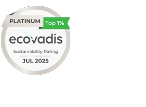 M&eacute;daille de platine EcoVadis juillet 2025
